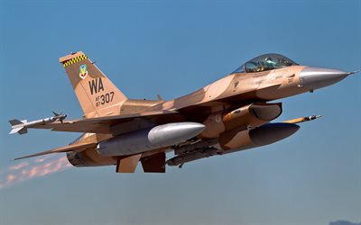General Dynamics F-16 Fighting Falcon, fighter, stridsflygplan, US Air Force, F-16C, General Dynamics