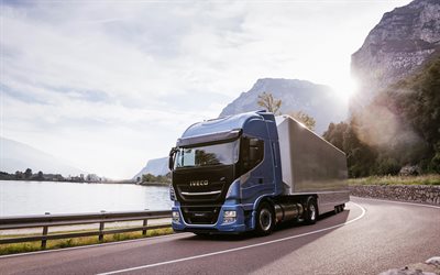 iveco stralis np, 2018, neue lkw, fracht transport, lieferung, iveco