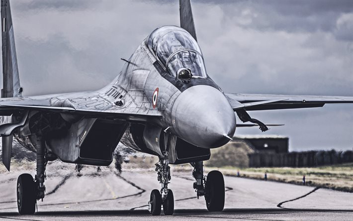 Sukhoi Su-30MKI-3, HDR, combattants, Flanker-C, Indian Air Force, Sukhoi Su-30, Indian Army, Sukhoi, Su-30