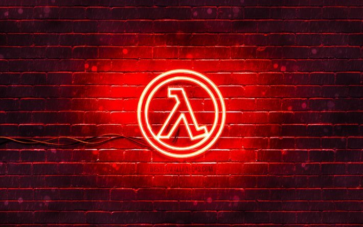 Download wallpapers Half-Life red logo, 4k, red brickwall, Half-Life logo,  2020 games, Half-Life neon logo, Half-Life for desktop free. Pictures for  desktop free