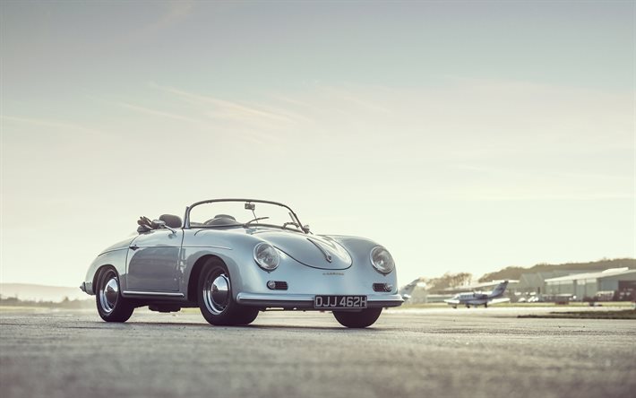 Porsche 356, vintage bilar, klassiska bilar, konvertibla Porsche