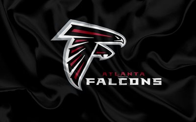 Atlanta Falcons, American football, logo, emblem, NFL, National Football League, Atlanta, Georgia, USA, National Football Conference