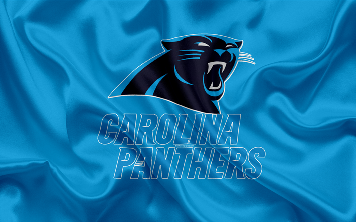 Carolina Panthers, Futebol americano, logo, emblema, NFL, A Liga Nacional De Futebol, Charlotte, Carolina Do Norte, EUA, Nacional De Futebol De Confer&#234;ncia