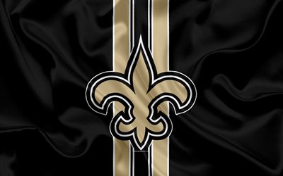 New Orleans Saints, American football, logo, emblem, NFL, National Football League, New Orleans, Louisiana, USA, National Football Conference