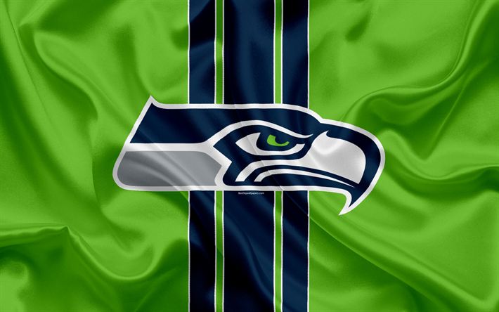 Seattle Seahawks, Amerikkalainen jalkapallo, logo, tunnus, NFL, National Football League, Seattle, Washington, USA, National Football Conference
