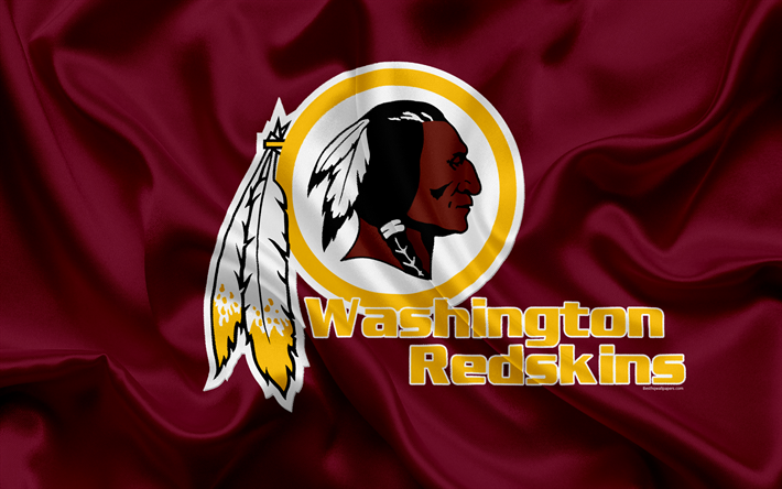Washington Redskins, American football, logo, emblem, NFL, National Football League, Washington, USA, National Football Conference