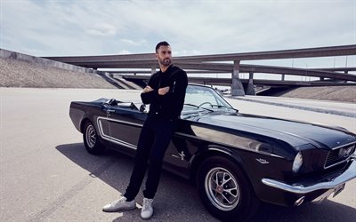 Adam Levine, cantante estadounidense, sesi&#243;n de fotos, de las estrellas de am&#233;rica, el ford mustang, Maroon 5, Vogue