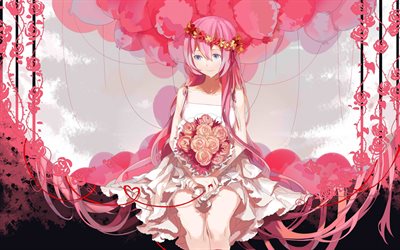 Megurine Luka, arte, Vocaloid, caracteres, Vocaloid japon&#234;s, personagens principais