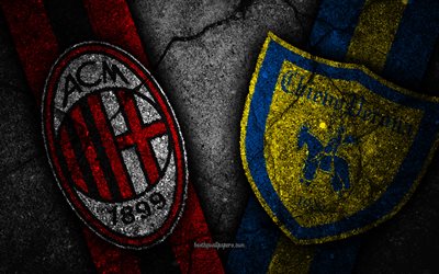 Milan mot Chievo, Omg&#229;ng 8, Serie A, Italien, fotboll, Milan FC, Chievo FC, italiensk fotboll club