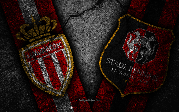 Monaco vs Rennes en la Ronda 9, la Ligue 1 De Francia de f&#250;tbol, Monaco FC, Rennes FC, f&#250;tbol, club de f&#250;tbol franc&#233;s