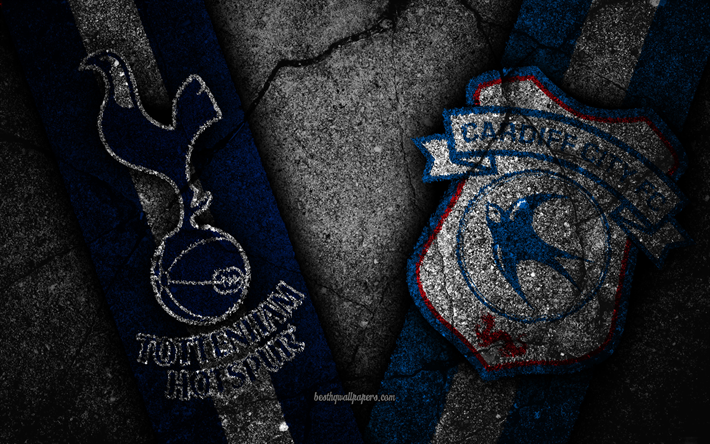 Tottenham vsカーディフ市, 丸8, プレミアリーグ, イギリス, サッカー, Tottenham FC, カーディフ市にFC, 英語サッカークラブ