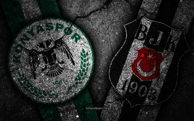 Konyaspor vs Besiktas, Rodada 8, Super Liga, A turquia, futebol, Syrianska FC, Besiktas FC, turco futebol clube