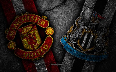 Manchester United vs Newcastle United, Rotondo 8, Premier League, in Inghilterra, il calcio, il Manchester United FC, il Newcastle United FC, il club di calcio inglese