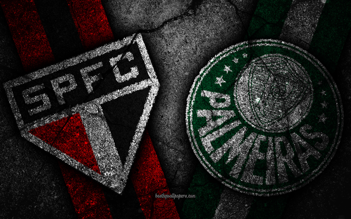 Sao Paulo vs Palmeiras, Rotondo 28, Serie A di calcio in Brasile, Sao Paulo FC, il Palmeiras, il calcio, il football club brasiliano