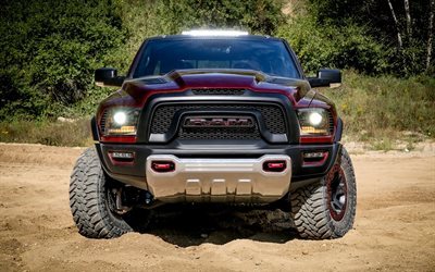 Dodge Ram Rebelde TRX Conceito, SUVs, 2016, pickup, offroad, areia
