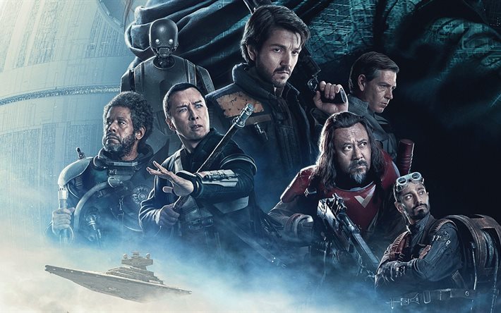 Rogue One, Star Wars Tarina, 2016, Star Wars, Donnie Yen, Mads Mikkelsen, Riz Ahmed, Diego Luna