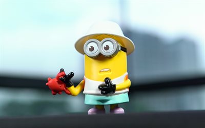 Les Minions, voyageur, Despicable Me, 3d, animation, Minion