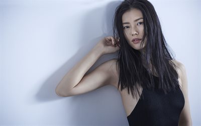 4k, Liu Wen, 2017, chinese supermodels, brunette, asian girls, beauty