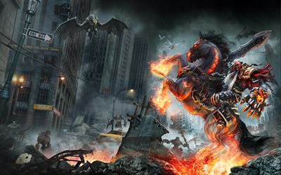 Darksiders Warmastered Edition, art, apocalypse, Action-adventure, Darksiders