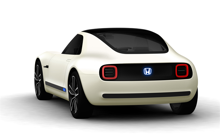 Honda Urban EV Concept, 2017, exteri&#246;r, 4k, elbilar, nya bilar, Honda
