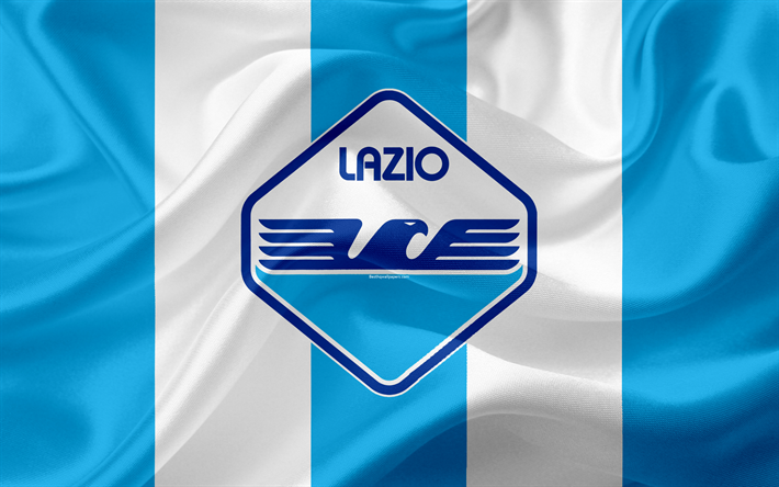 Download wallpapers New emblem of Lazio, 4k, Italian football club