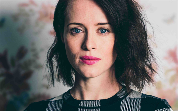 Claire Foy, 4k, İngiliz aktris, esmer, g&#252;zellik, G&#252;zel kadın