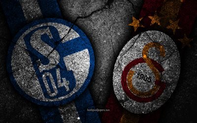 Schalke 04 vs Galatasaray, de la Liga de Campeones, Fase de grupos de la Ronda 4, creativo, FC Galatasaray, Schalke 04 FC, piedra negra