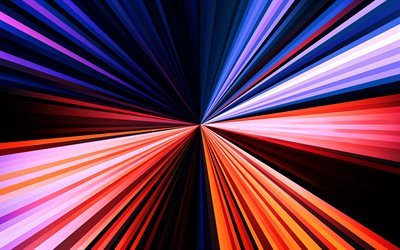 colorful lines, 4k, abstract rays, creative, background with lines, abstract backgrounds, colorful rays