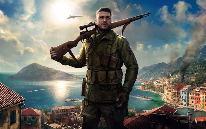 4 Sniper Elite, 2017, poster, yeni oyunlar