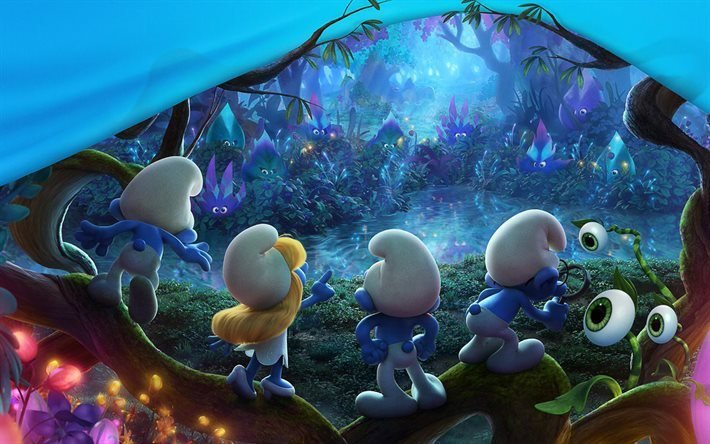 Smurfs The Lost village, 2017, New cartoons, cartoons 2017, characters