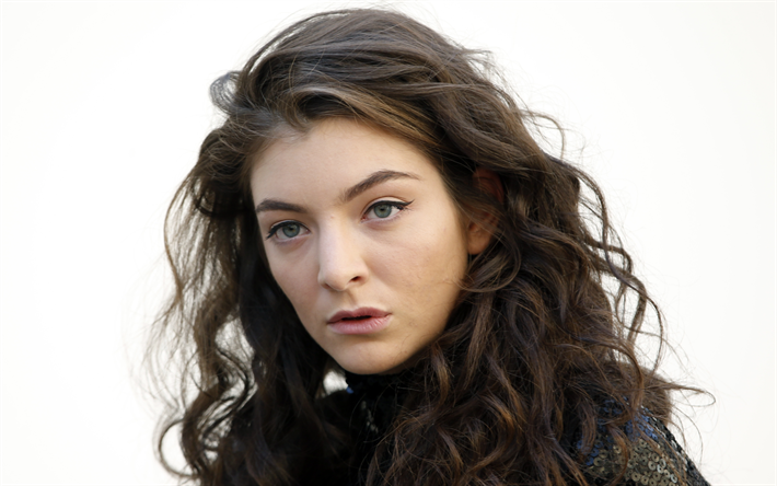 Ella Marija Lani, 4k, la Nouvelle-Z&#233;lande chanteur, beaut&#233;, Lorde, brune, portrait