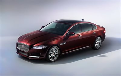 jaguar xf, 2018, bronze-limousine, den neuen xf, luxus-autos, jaguar
