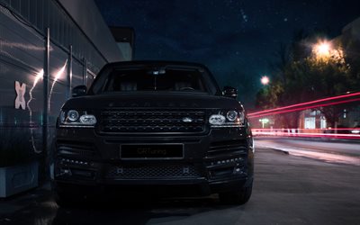 GRTuning, O Range Rover Sport, 4k, 2017 carros, ajuste, SUVs, Range Rover