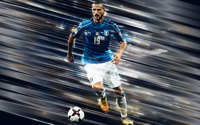 Leonardo Bonucci, Italia squadra nazionale di calcio, difensore, Bonucci, arte creativa, giocatore di calcio italiano, calcio