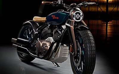 Royal Enfield KX Concept, 2019, exterior, front view, new motorcycles
