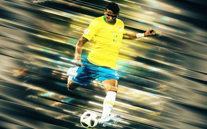 Thiago Silva, il Brasile della nazionale di calcio, del calcio Brasiliano come giocatore, difensore centrale posteriore, Brasile, calcio
