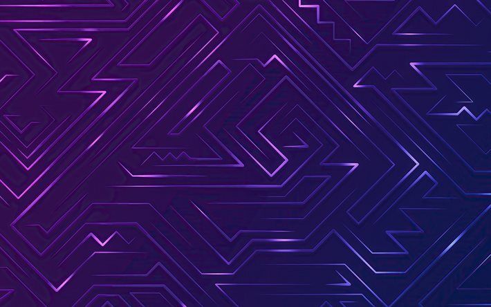 purple metal texture, metal lines background, metal triangles texture, metal lines, creative metal background