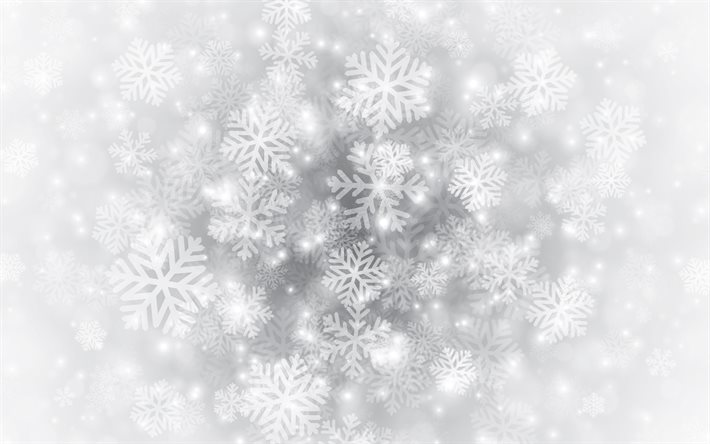 Download wallpapers winter texture with snowflakes, 4k, winter background,  white snowflakes, Christmas texture, background with snowflakes, white  winter texture for desktop free. Pictures for desktop free