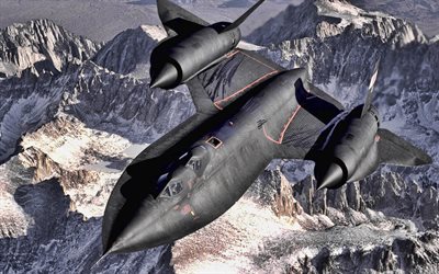 لوكهيد SR-71 بلاك بيرد, القوات الجوية الأمريكية, المتعددة المهام تقدما،, طائرة عسكرية, طائرة استطلاع استراتيجي, لوكهيد SR-71, لوكهيد