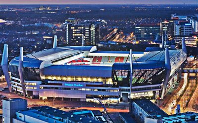 Philips Stadion, Eindhoven, in Olanda, al PSV Stadium, Stadio di Calcio olandese, Esterno, Philips Sport Vereniging, Philips Sportpark