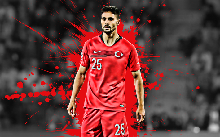 ダウンロード画像 Tarkan無料 4k トルコサッカー選手 トルコ国サッカーチーム Mf 赤色塗料の水しぶき クリエイティブ アート トルコ サッカー グランジ フリー のピクチャを無料デスクトップの壁紙
