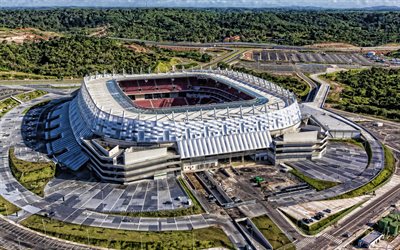 4k, Arena Pernambuco, HDR, brazilian stadiums, aerial view, football stadium, soccer, Nautico Stadium, Brazil, Recife, Nautico arena, Clube Nautico Capibaribe
