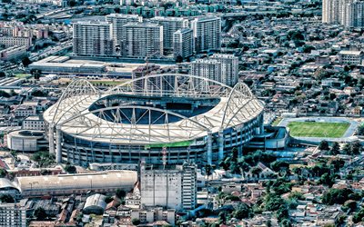 Engenhao, aerial view, HDR, Botafogo stadium, Estadio Olimpico Nilton Santos, Rio de Janeiro, Brazilian stadiums, Brazil, Botafogo, Engenhao Stadium