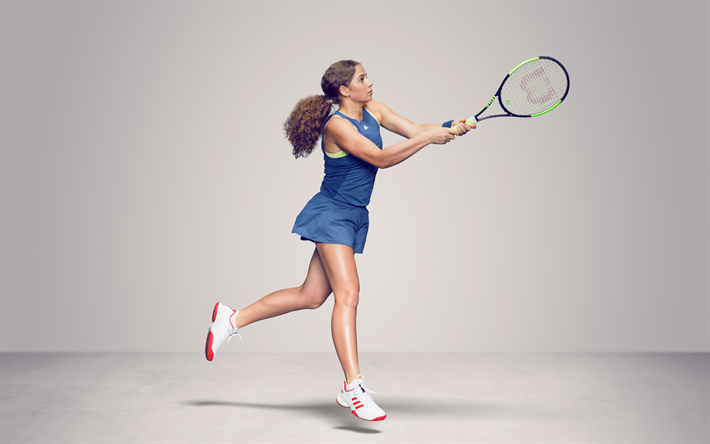Jelena Ostapenko, WTA, let&#243;n jugador de tenis, atletas famosos, pista de tenis