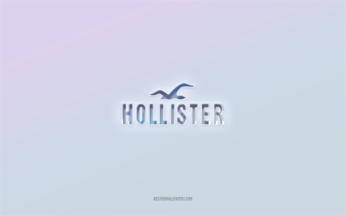 Download wallpapers Hollister logo, cut