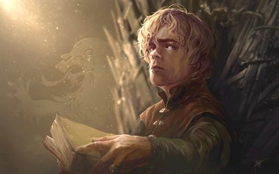 Tyrion, el arte, los personajes de Juego De Tronos