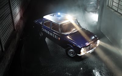 アルファロメオジュリ, 1962, 警察, レトロ車, 警察車, イタリア車, アルファロメオ