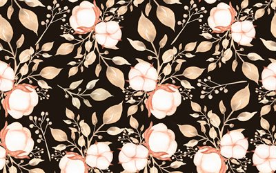 kukka retro tekstuuri, retro kev&#228;t tausta, retro tekstuuri vaaleanpunainen kukkia, nuput rakenne, kukkia tausta retro