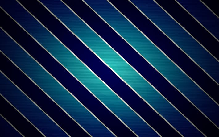 blue lines background, metallic blue lines, blue lines abstraction background, blue texture