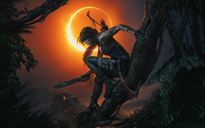 Shadow of the Tomb Raider, affiche, mat&#233;riel promotionnel, personnages principaux, Tomb Raider